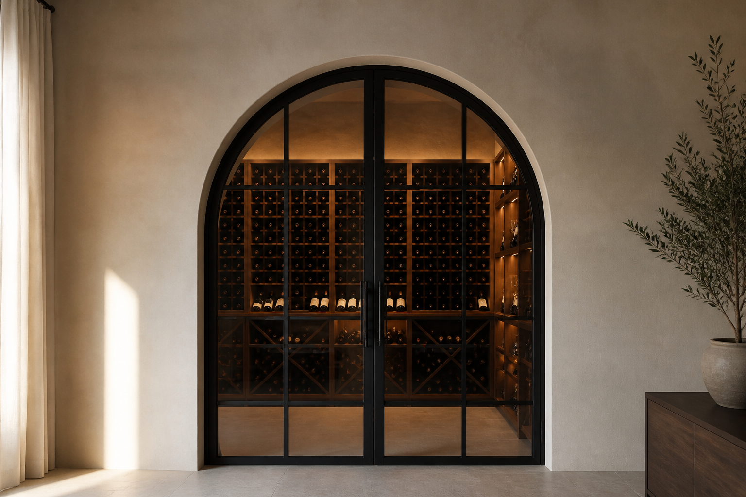 VLX 100 Arched / Custom Door in Los Angeles, CA | Sightline Windows & Doors - detail 3