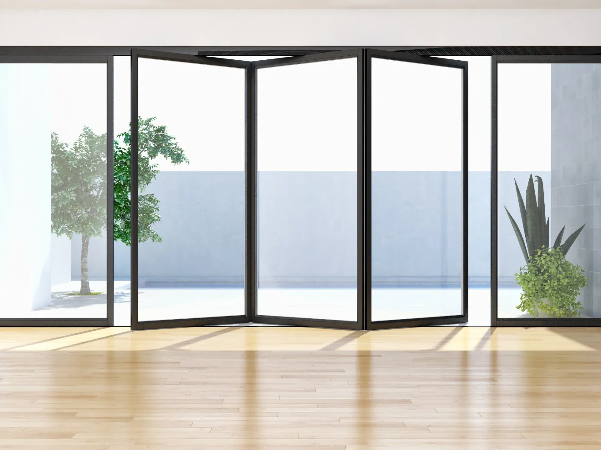 VLX 100 Bifold / Folding Door in Los Angeles, CA | Sightline Windows & Doors - detail 1