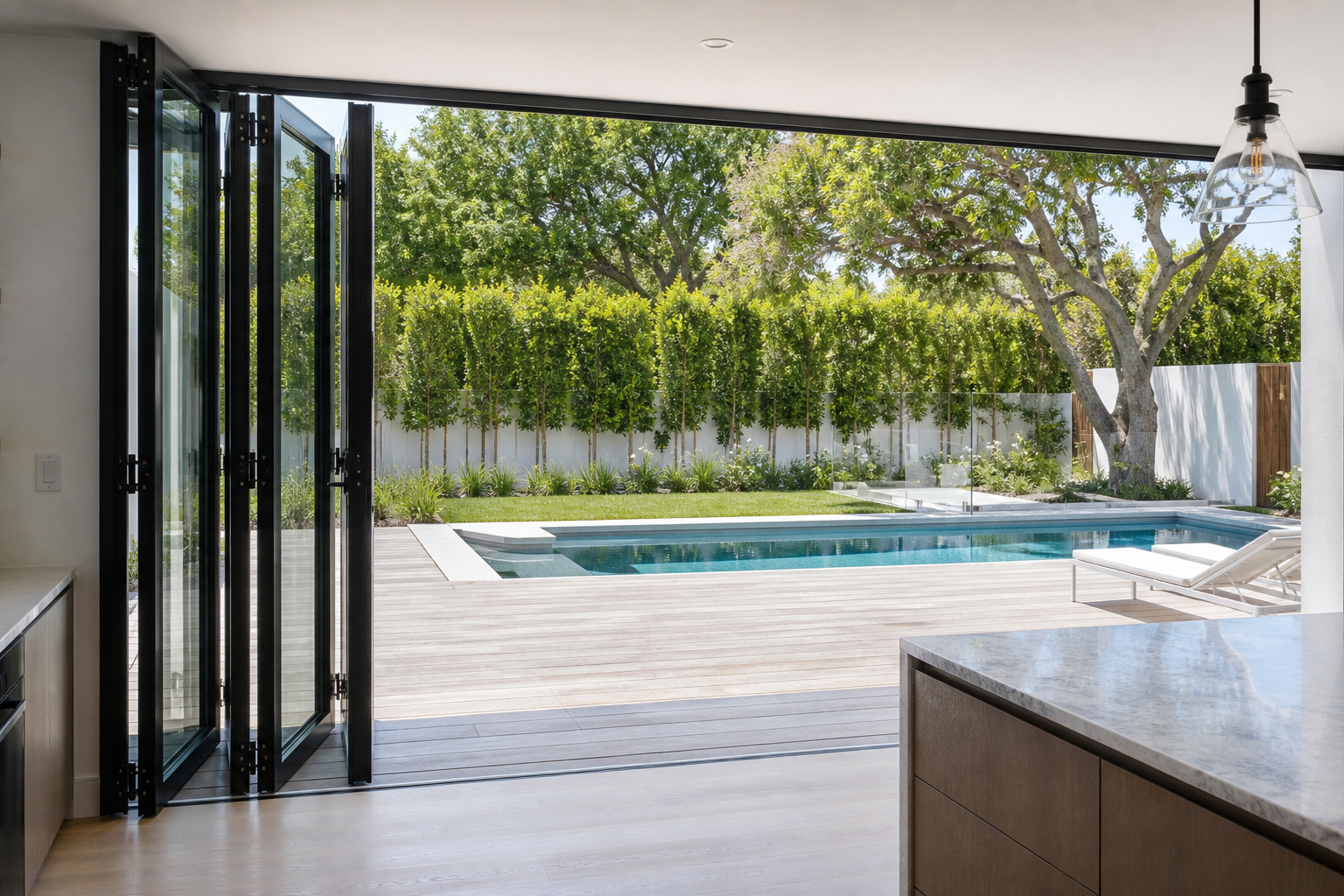 VLX 100 Bifold / Folding Door in Los Angeles, CA | Sightline Windows & Doors - detail 4
