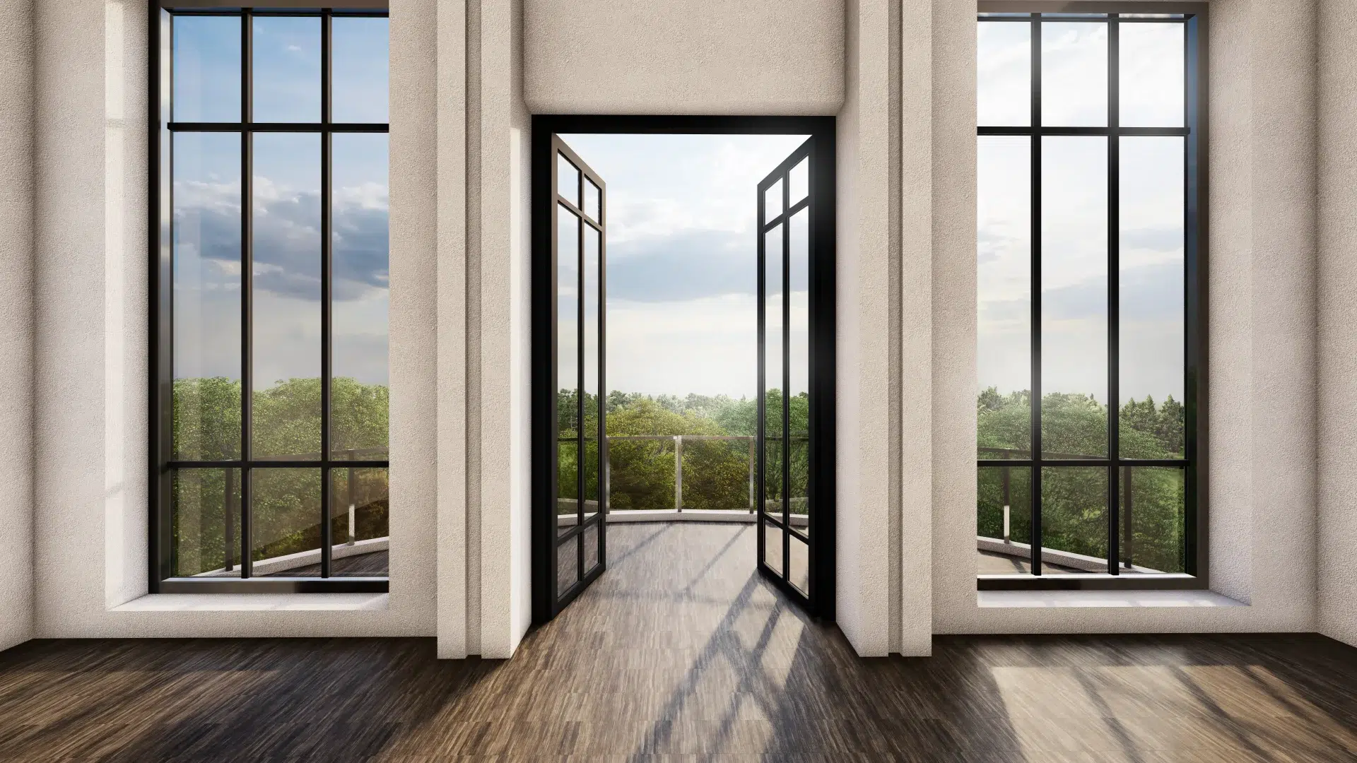 VLX 100 Double Swing / French Door in Los Angeles, CA | Sightline Windows & Doors - detail 1