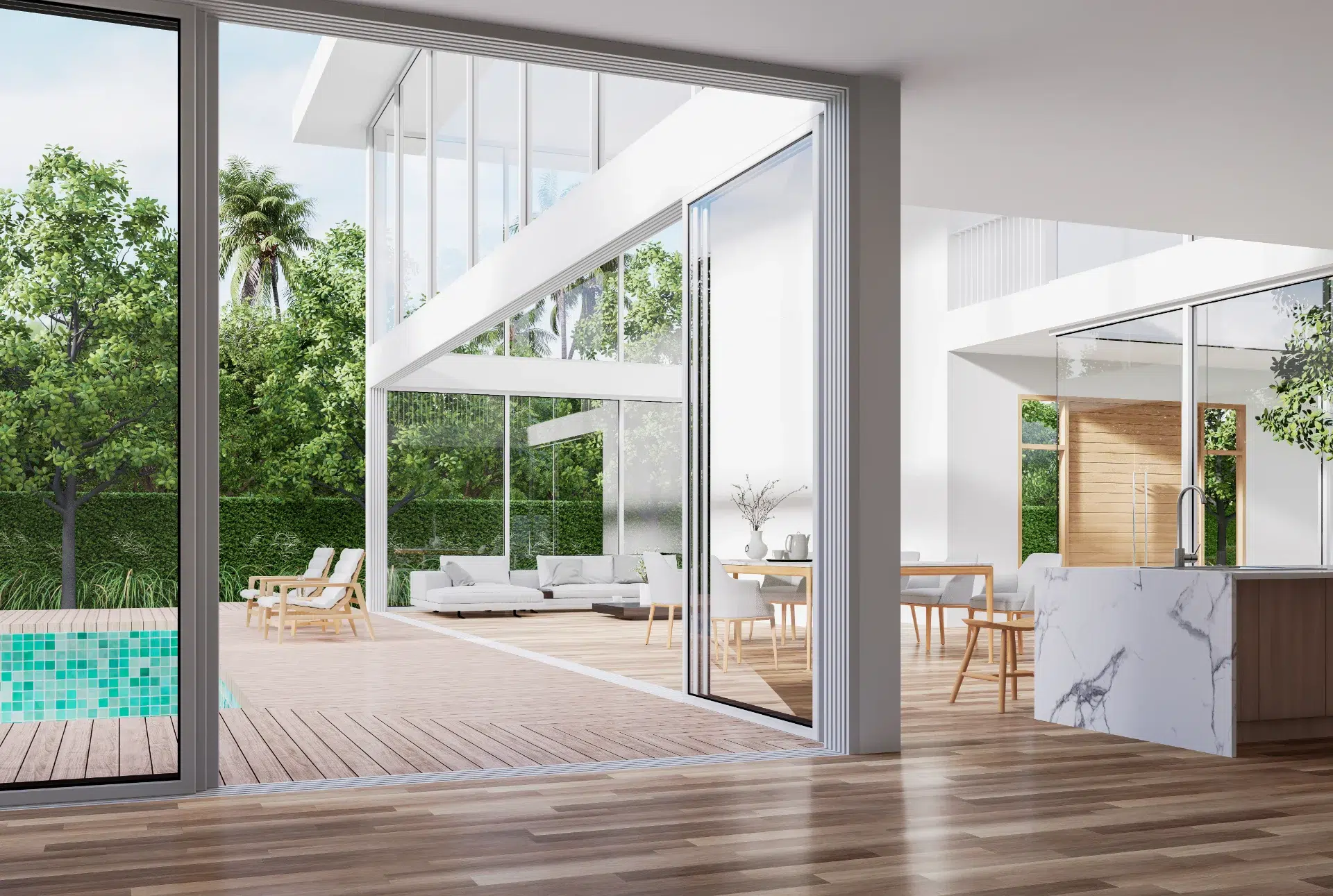 VLX 138 Panoramic Sliding Door in Los Angeles, CA | Sightline Windows & Doors - detail 1