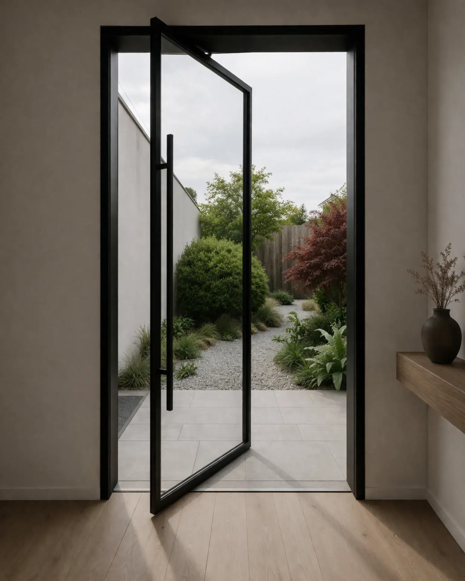 VLX 100 Pivot Door in Los Angeles, CA | Sightline Windows & Doors - detail 1