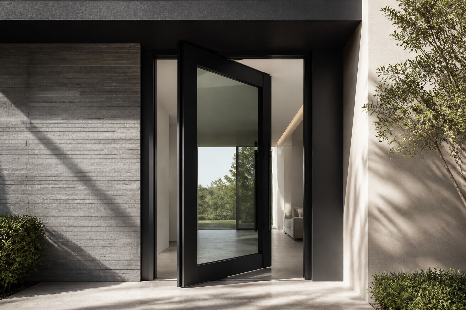 VLX 100 Pivot Door in Los Angeles, CA | Sightline Windows & Doors - detail 2